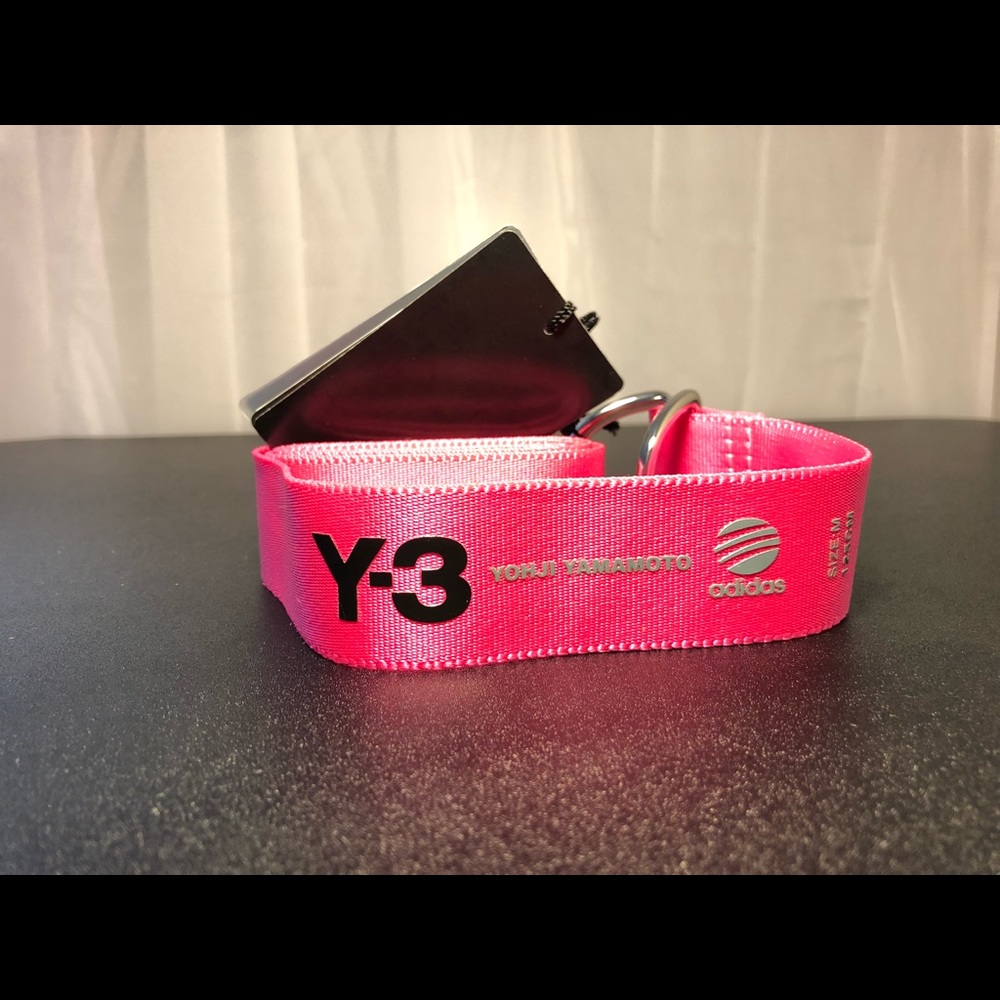 Adidas Y3 Yohji Yamamoto (Unisex) Pink Logo Belt